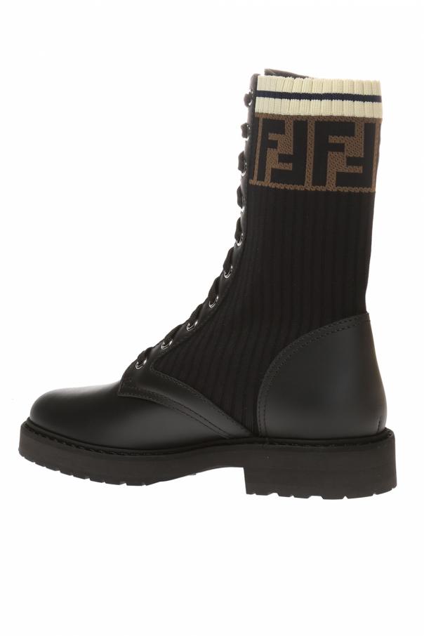 Fendi sock cheap combat boots